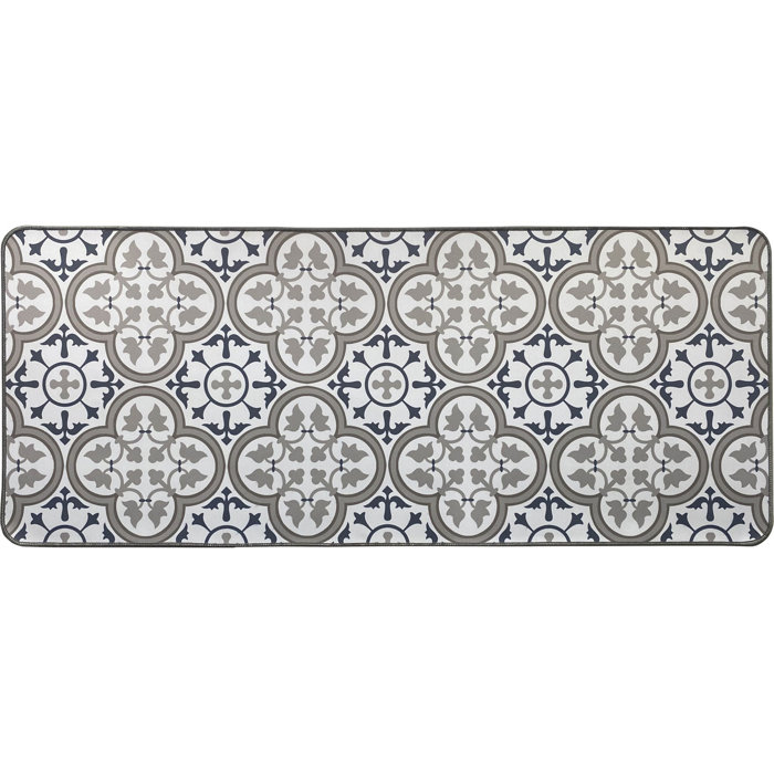 Evideco Multi-Size Paco Vintage Mosaic Kitchen Mat Tile Design, Ideal ...